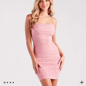 Windsor Pink Pearl Homecoming Dress